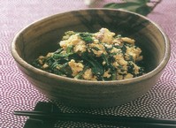 キクナのかんたん白あえ